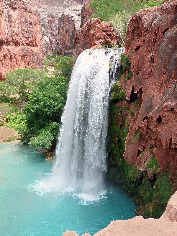 Falls at Havasupai — landscape photography by Jay Keenan
