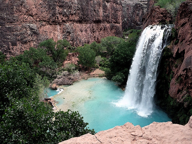 Falls at Havasupai — landscape photography by Jay Keenan