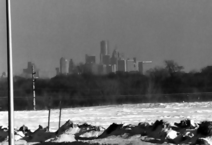 Detroit Skyline Another Perspective — photography by Jay Keenan