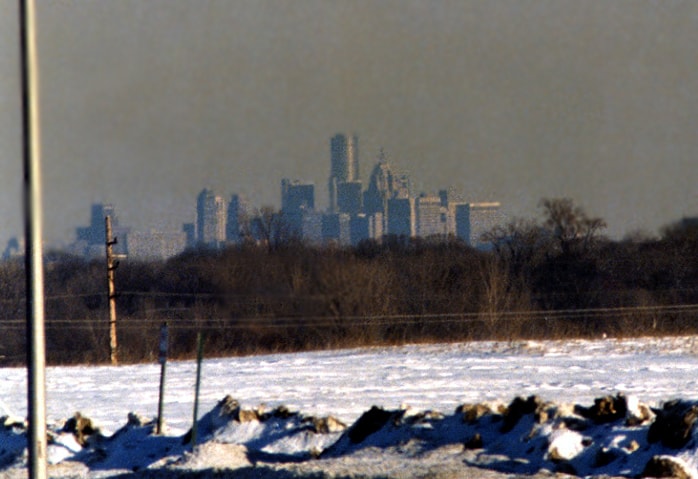 Skyline of Detroit — photography by Jay Keenan