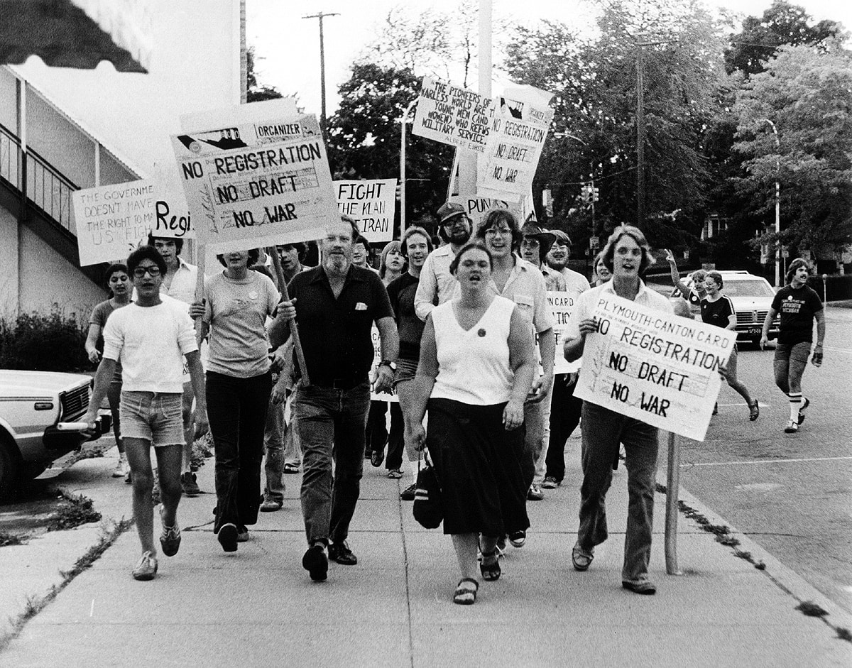 Anti Draft Rally: The Summer March — photojournalism by Jay Keenan