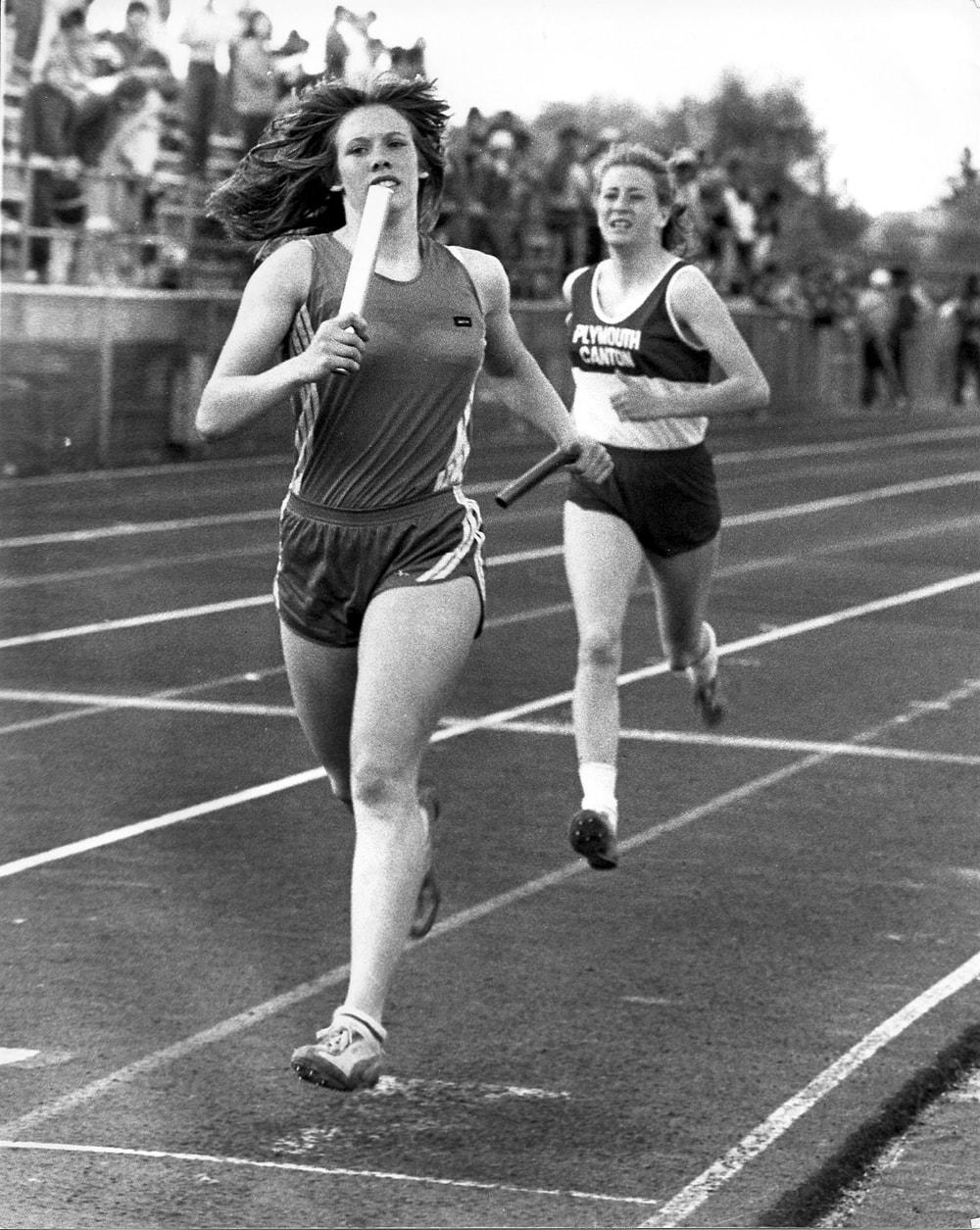 Girls' Track: The Relay — photojournalism by Jay Keenan